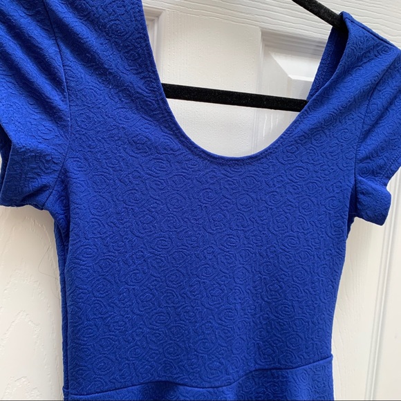 Blue Skater Dress - Picture 3 of 3